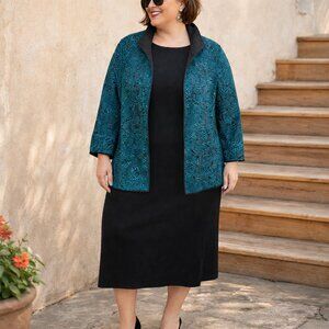 New With Tags Catherine's Quilted Lightweight Jacket Petite Plus Sz 1XWP 18/20WP